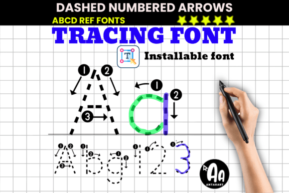 Abcd Ref Dashed Arrows Numbers: A Practical Tool for Early Literacy