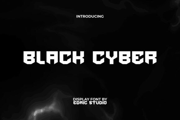 Black Cyber: The Heavyweight Typeface for Next-Gen Design