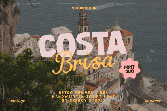 Costa Brisa Duo: Capturing the Golden Hour in Your Typography