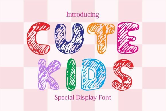 Cutekids Regular: A Playful Display Font for Creative Projects