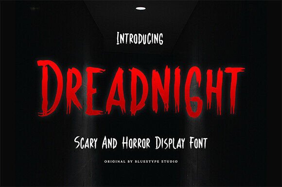 Dreadnight: A Blood-Dripping Font for Halloween and Beyond