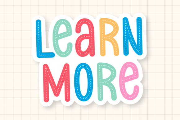 Evaluating the Learn More Typeface