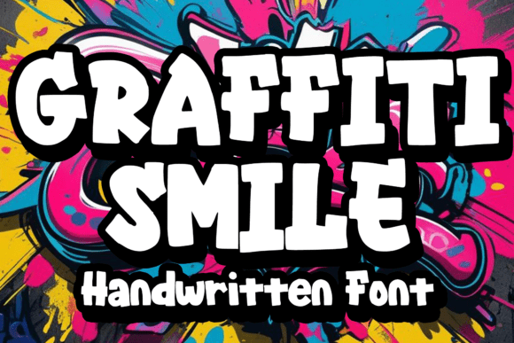 Graffiti Smile: A Bold Typography for Creative Expression