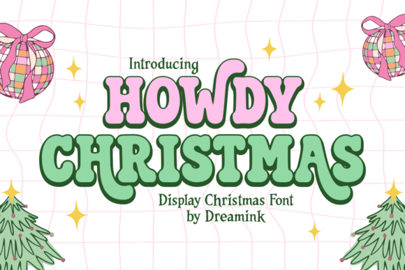 Howdy Christmas: A Cheerful Vintage Font for Festive Holiday Designs