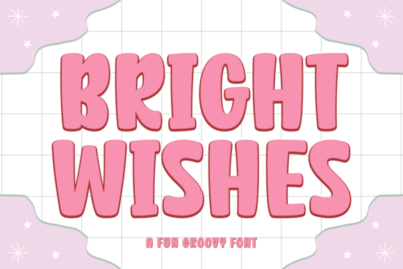 Introducing Bright Wishes: The Ultimate Retro-Modern Font for Crafters and Creators