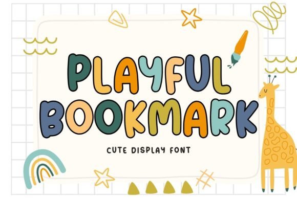 Playful Bookmark: A Bold Typography Solution for Creative Workflows