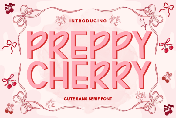 Preppy Cherry: A Playful Font for Creative Projects