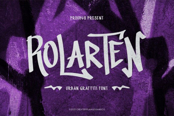 Rolarten: The Bold Urban Graffiti Font for Edgy Design