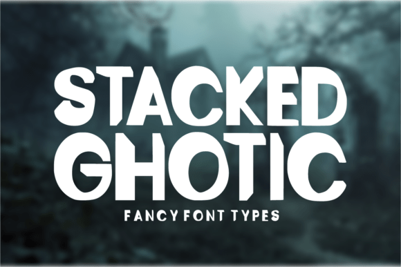 Stacked Gothic: A Bold Horror Display Font