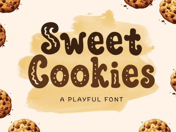 Sweet Cookies: A Playful Font for Creative Design Projects
