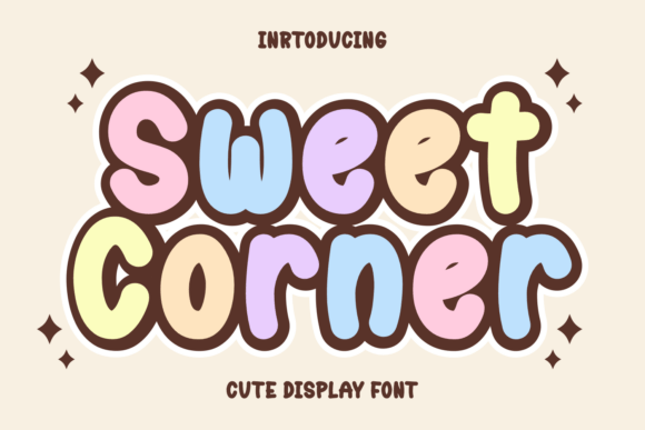 Sweet Corner: The Ultimate Playful Display Font