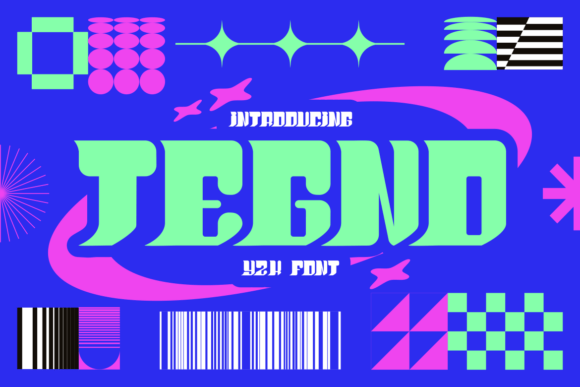 Tegno: The Definitive Y2K Font for Retro-Futuristic Design