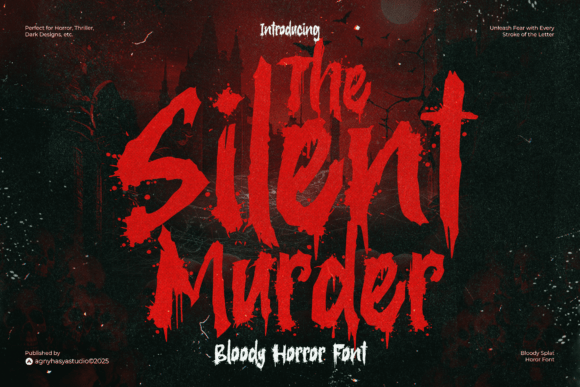 The Silent Murder: A Practical Evaluation of a Horror Typography Style