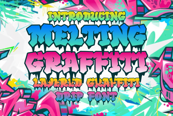 Unleashing Urban Energy with Melting Graffiti: A Deep Dive into Street-Inspired Typography
