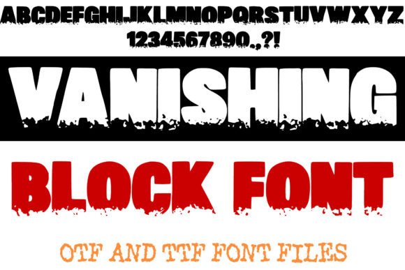 Vanishing Block Font: Designing With Disappearance