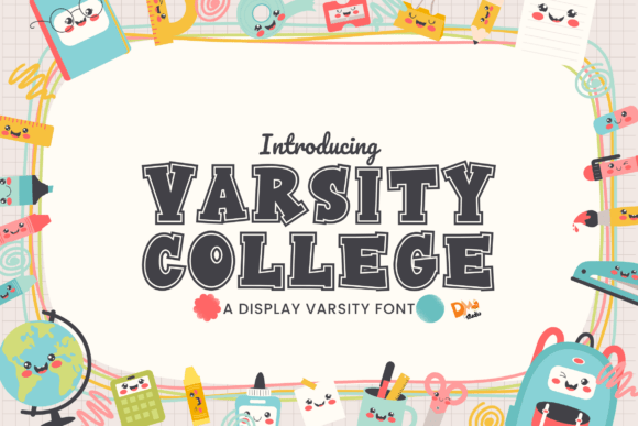 Varsity College: The Bold Typeface for Athletic Branding