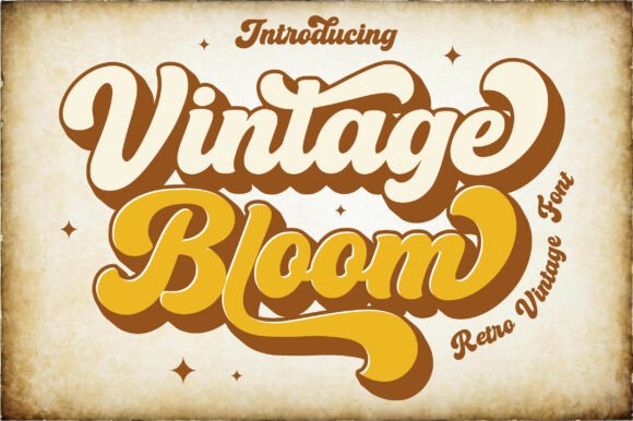 Vintage Bloom: A Timeless Script for Modern Design