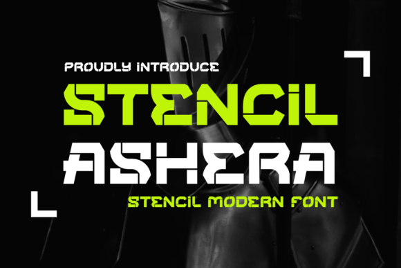 Why Stencil Ashera Stands Out in Display Typography